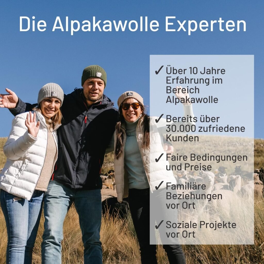 Alpaka Bettdecke mit Bio-Baumwolle – handgefertigt in Deutschland