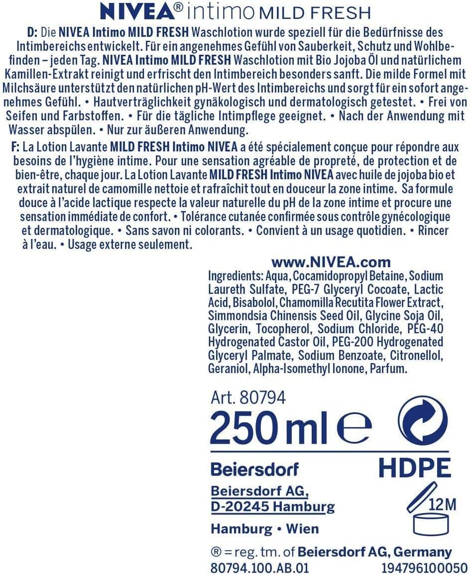 Unsere Erfahrung mit NIVEA Intimo Mild Fresh - Sanfte Pflege im Test