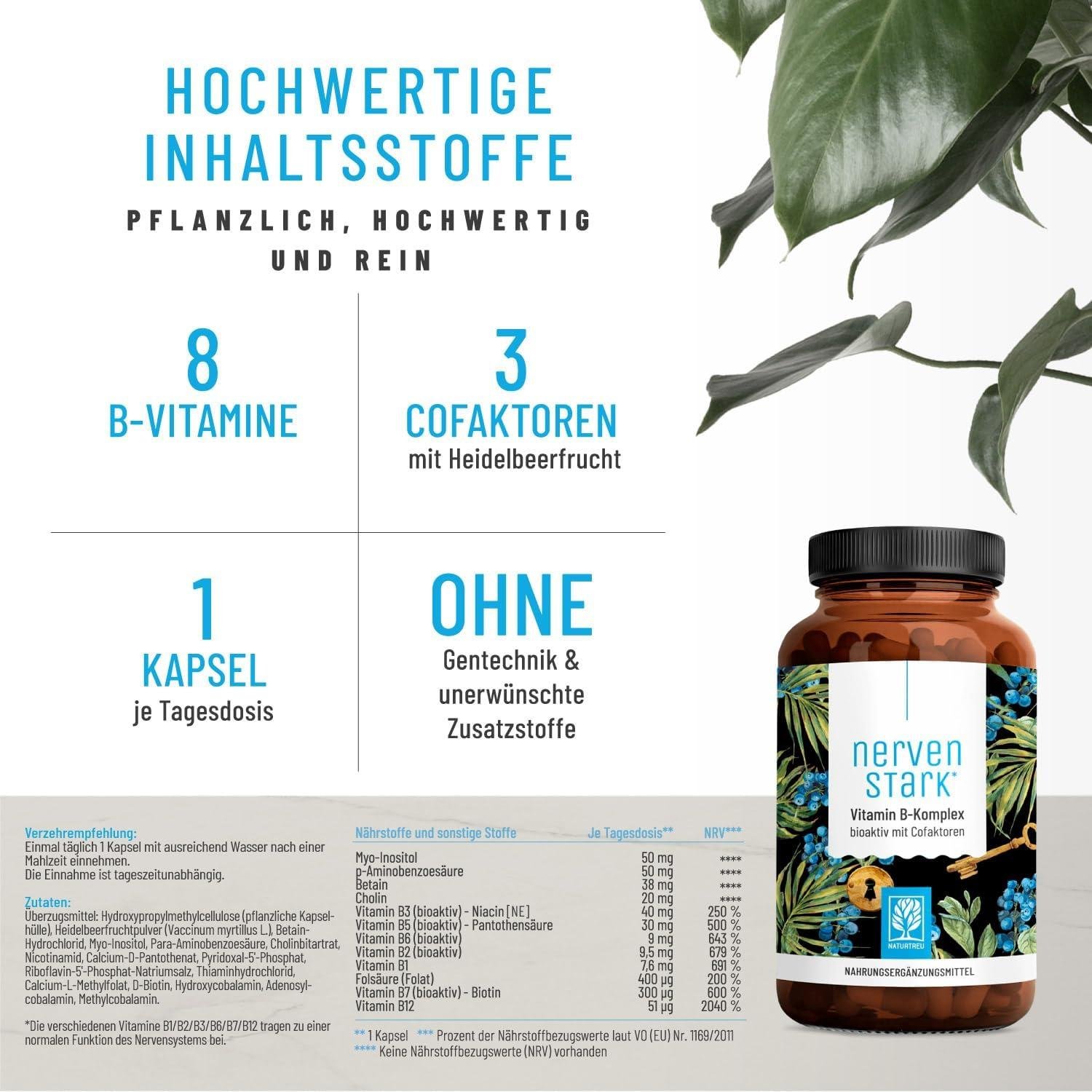 Unser Test: Vitamin B Complex - Vollspektrum für starke Nerven