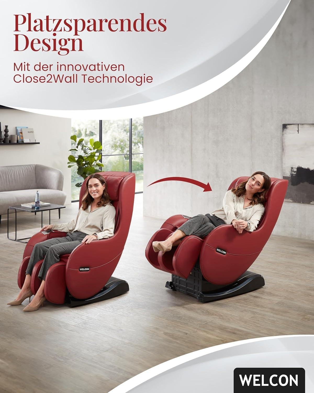 Unsere Erfahrung mit dem WELCON EASYRELAXX Massage Chair in Rot