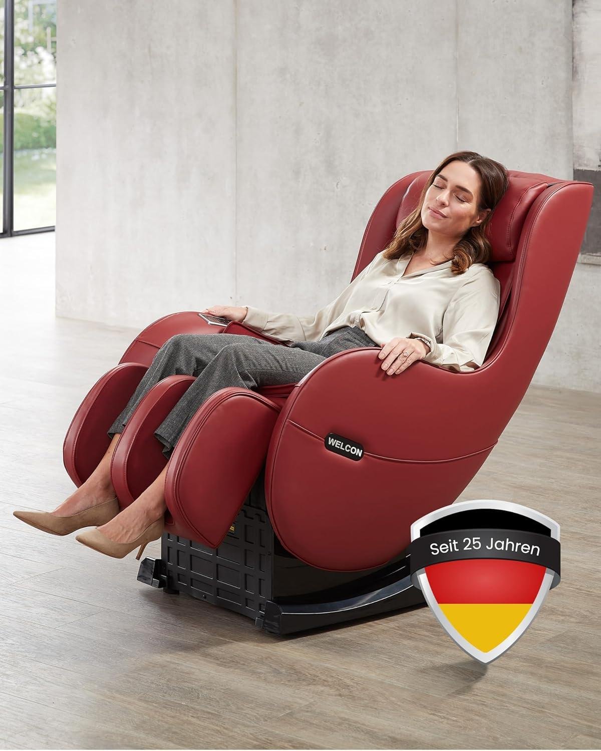 Unsere Erfahrung mit dem WELCON EASYRELAXX Massage Chair in Rot